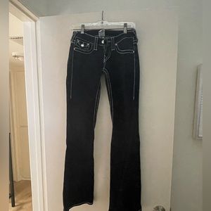 True Religion Disco Joey low rise flare jeans